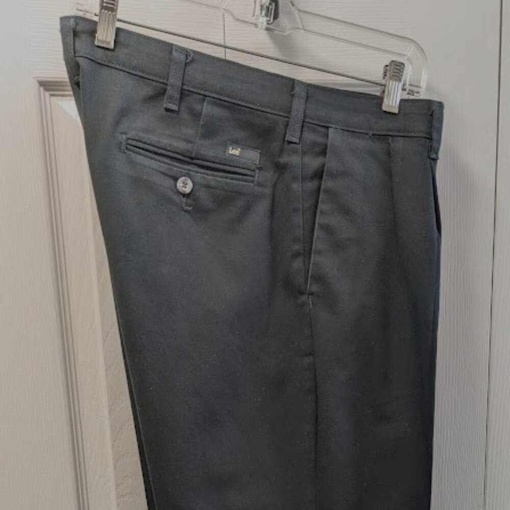 LEE Custom Fit Collection Straight Fit Men’s Black Pants Size 34Wx30L